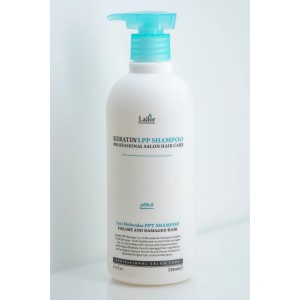 Безсульфатный протеиновый шампунь Lador Keratin LPP Shampoo 530 мл.