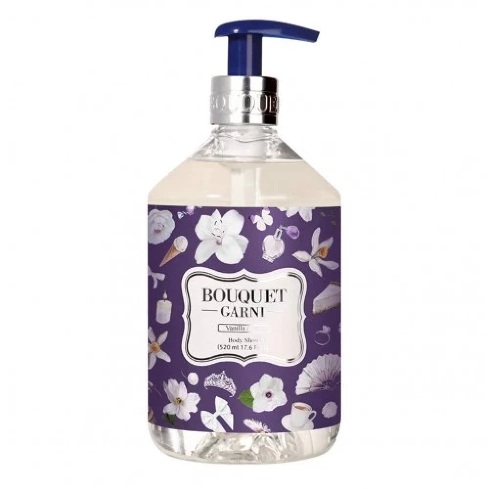 Bouquet garni Fragranced Body Shower （Vanilla Musk） 520ml Гель для душа с ароматом ванильного мускуса
