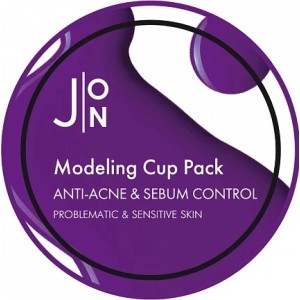 J:ON Альгинатная маска против акне и для контроля жирности кожи лица Anti-Acne & Sebum Control Modeling Pack, 18 гр.
