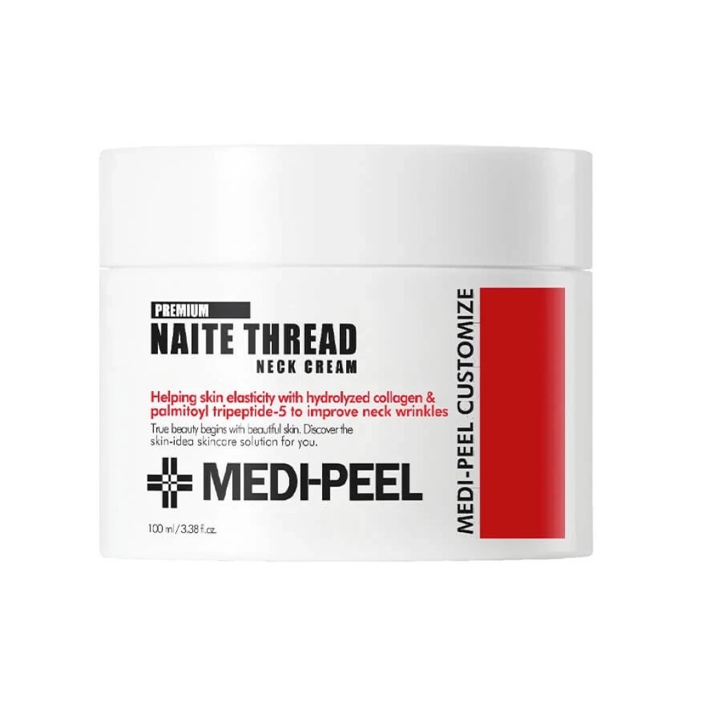 Подтягивающий крем для шеи с пептидным комплексом Medi-Peel Naite Thread Neck Cream, 100 мл.