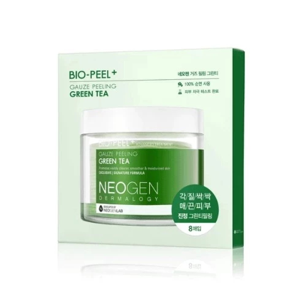 Успокаивающие пилинг-пэды с зеленым чаем Neogen Dermalogy Bio-Peel Gauze Peeling Green Tea, 10 мл.