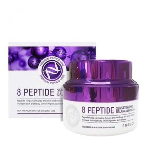 Enough 8 Peptide Sensation Pro Balancing Cream Крем для лица с пептидным комплексом, 50 мл.