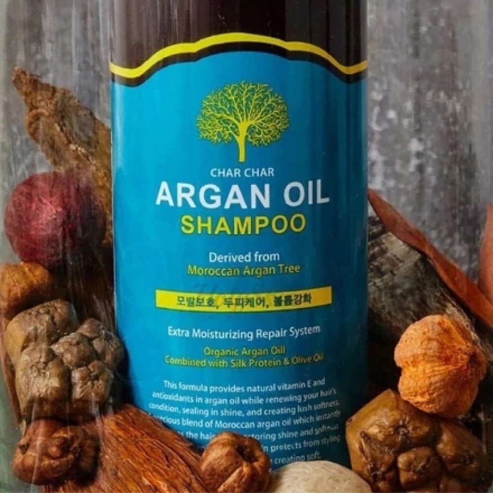 Шампунь для волос с аргановым маслом Char Char Argan Oil Shampoo 500 мл.