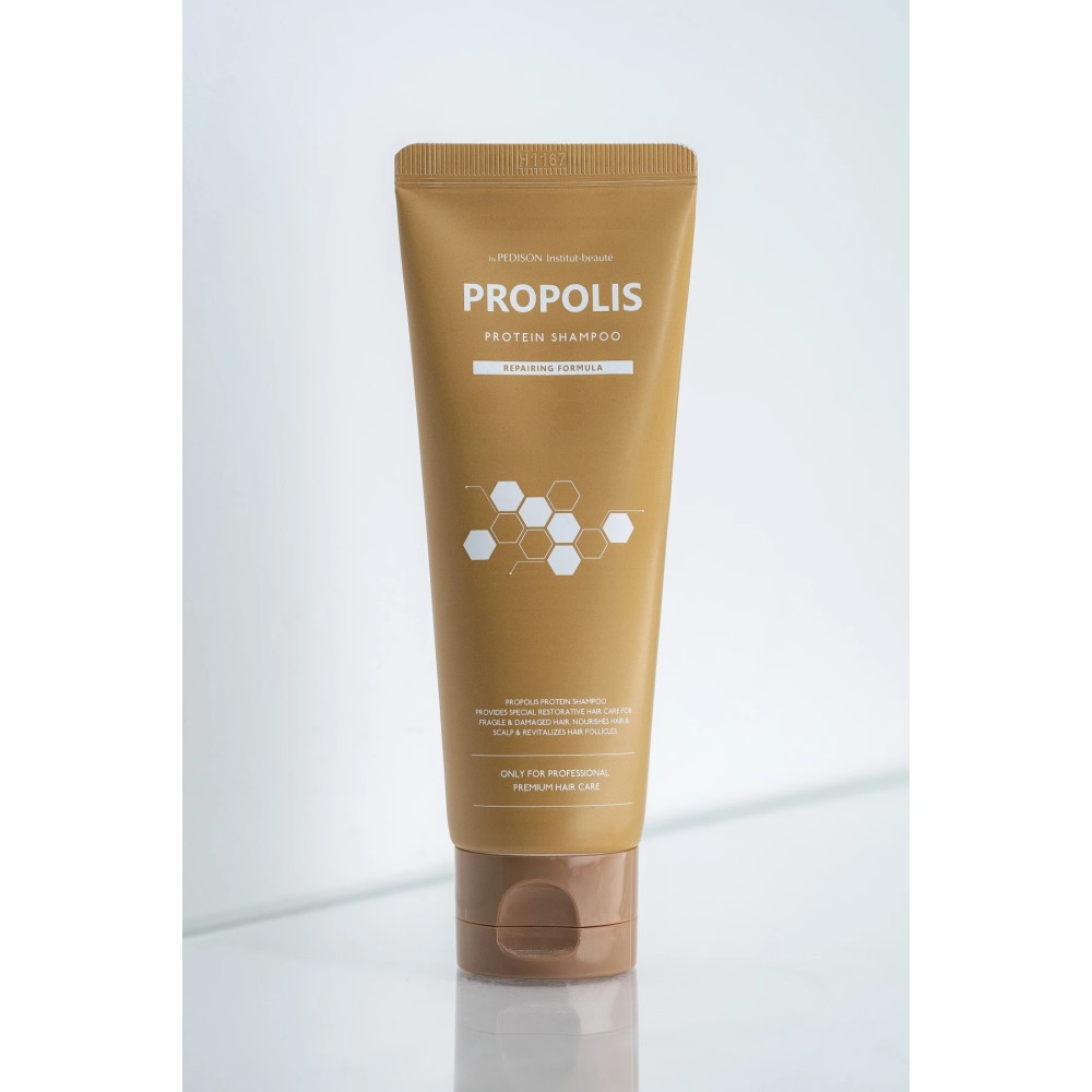 Шампунь для восстановления волос с прополисом — Institut-Beaute propolis protein shampoo 100 мл.