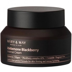 MARY&MAY Крем для лица омолаживающий Idebenone Blackberry Intense Cream, 70 мл.