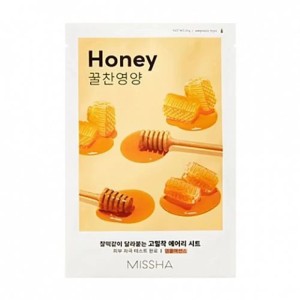 MISSHA Маска тканевая Airy Fit питательная с медом для огрубевшей сухой кожи, 19 гр.
