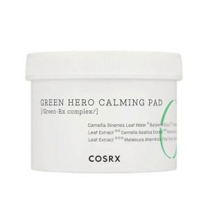 Успокаивающие пэды для чувствительной кожи COSRX One Step Green Hero Calming Pad, 70 шт.