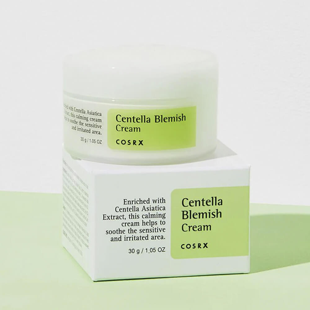 Крем центелла против акне и купероза COSRX Centella Blemish Cream, 30 гр.