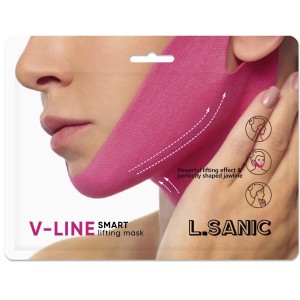 L.Sanic Маска-бандаж для коррекции овала лица - V-line smart lifting mask, 11г